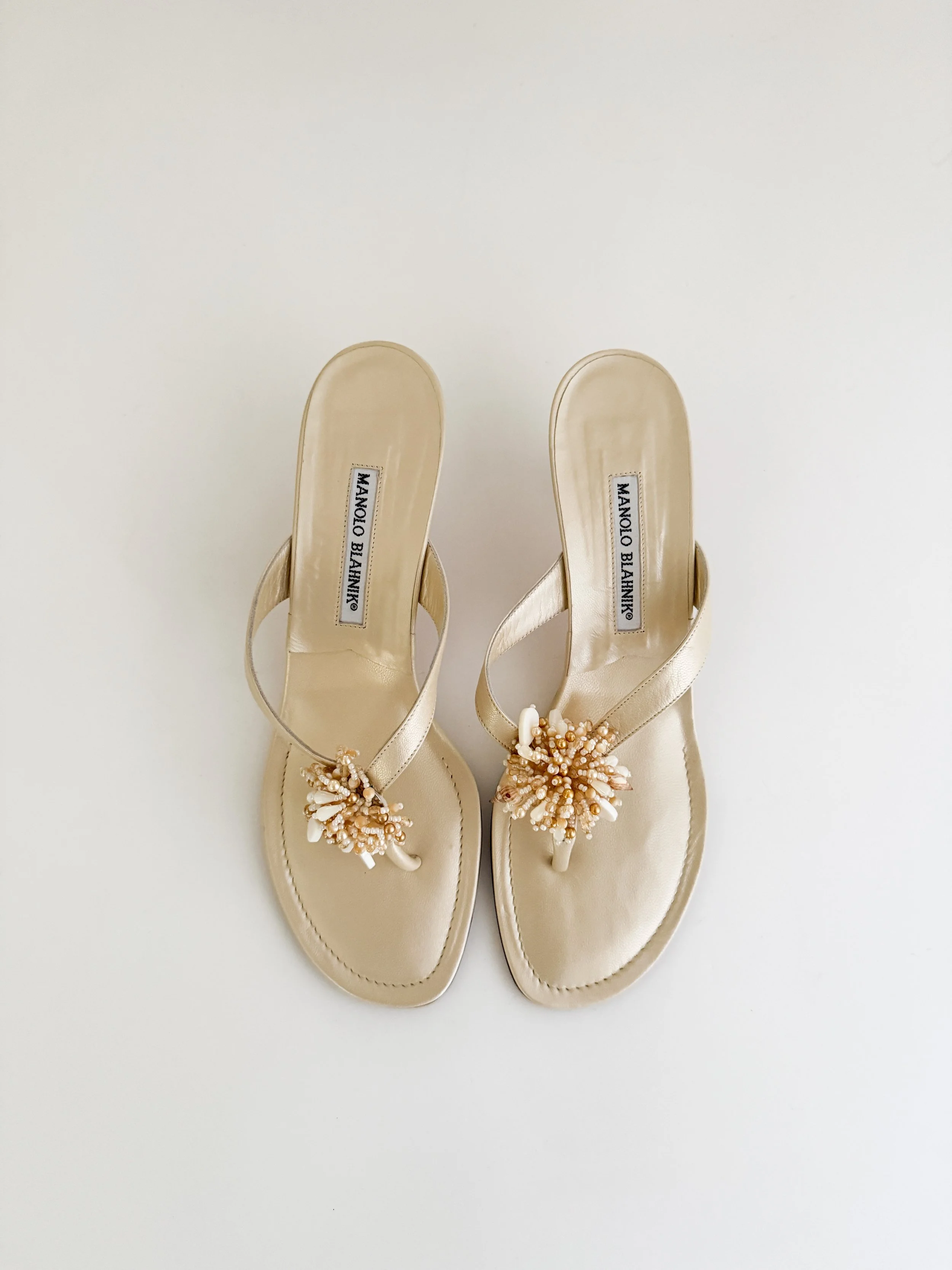 RARE Christian Dior Vintage Coveted Sleek Beige Leather & Silk